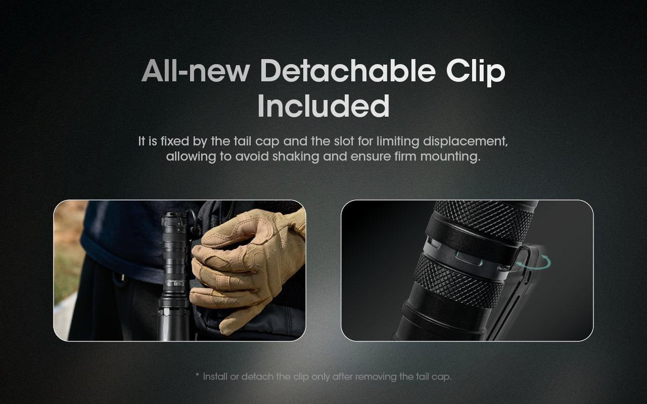 NITECORE SRT7I - 3000 LUMENS FLASHLIGHT (5000mAH LI-ION BATTERY INCLUDED)