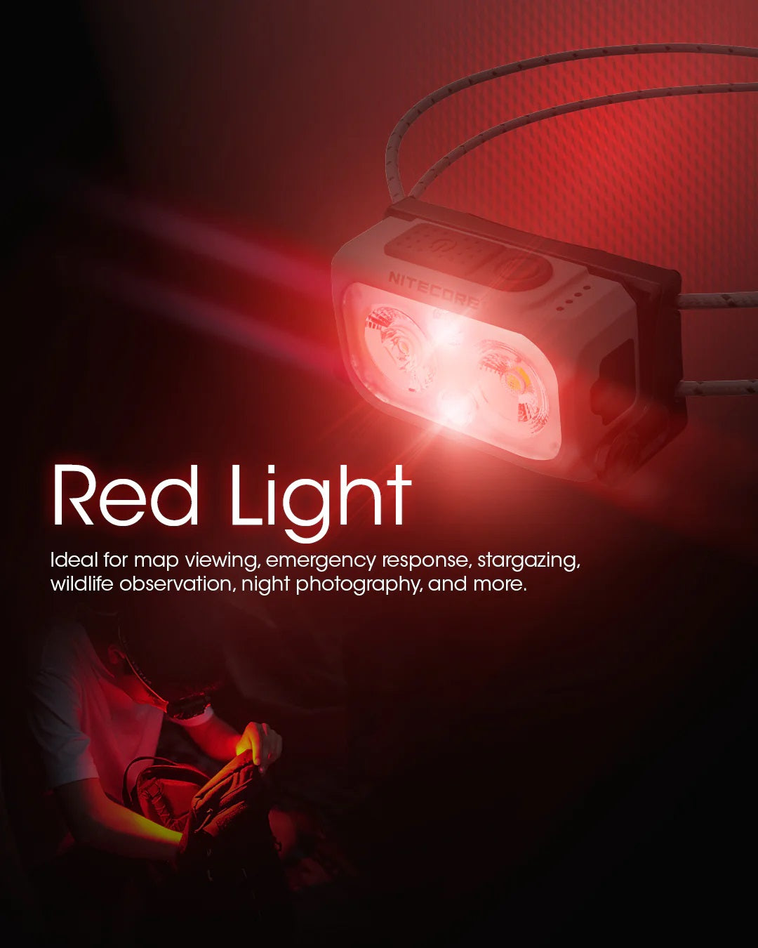 NITECORE NU21 HEADLAMP - 360 LUMENS (500mAh LI-ION RECHARGEABLE BATTERY)