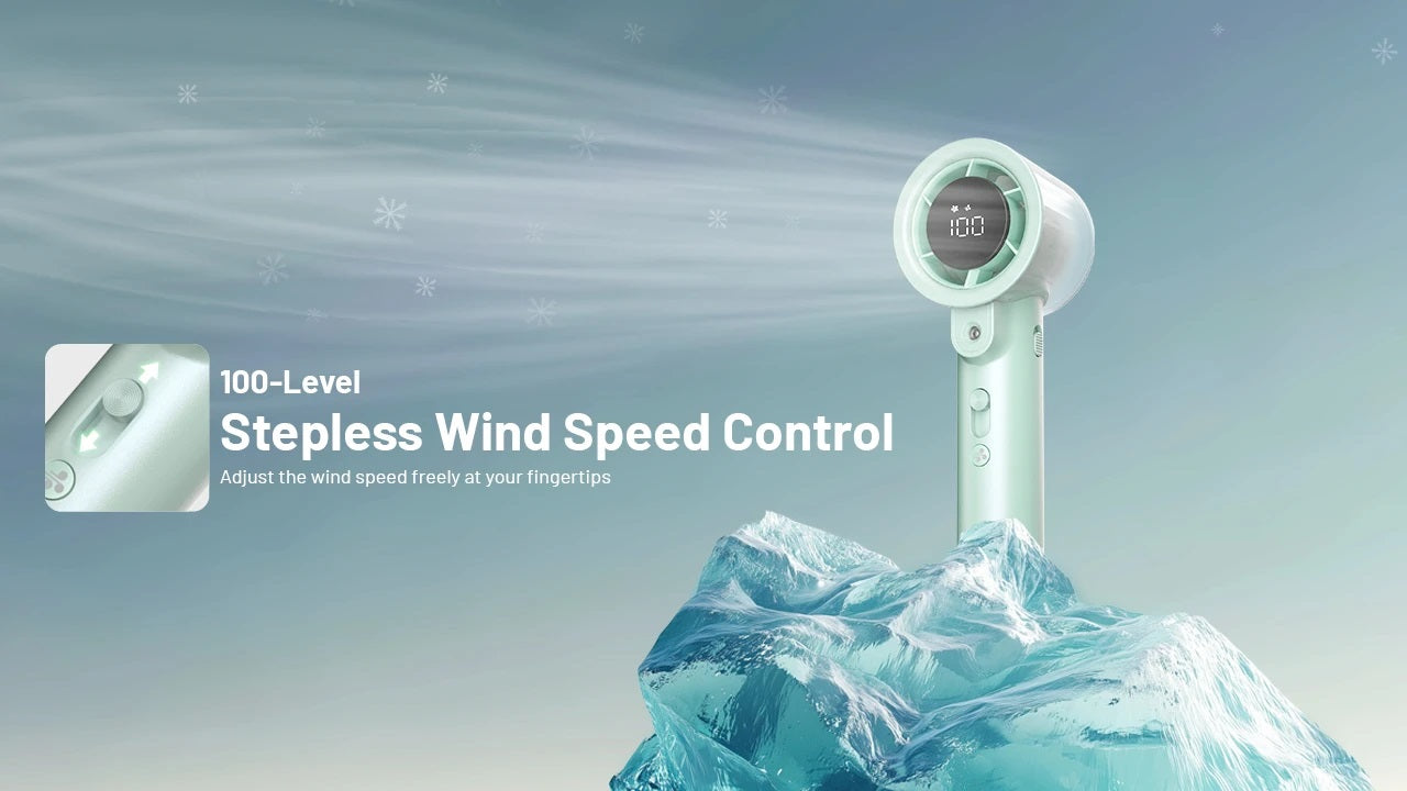 NITECORE izzCool 20 Pro - Handheld Air Conditioner Fan (5,000mAh - PEARL WHITE)