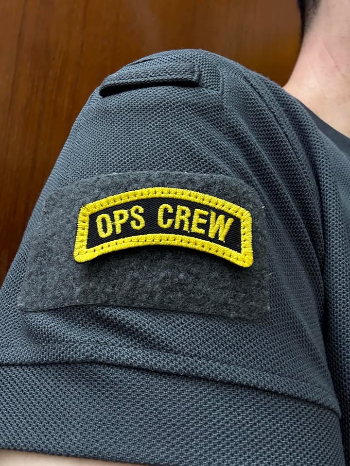 OPS CREW TAB - BLACK YELLOW