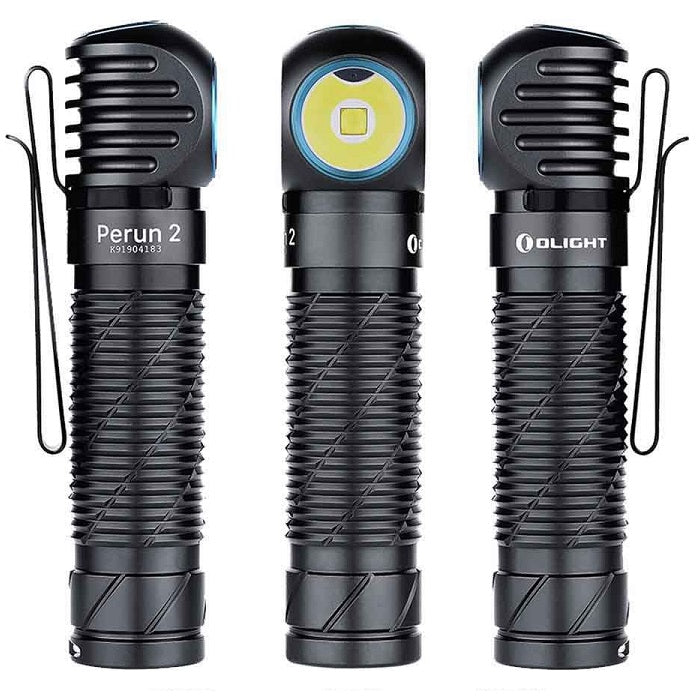 OLIGHT PERUN 2 RECHARGEABLE LED HEADLAMP - 2500 LUMENS - CREE XHP50B - INCLUDES 1 X 21700 - BLACK