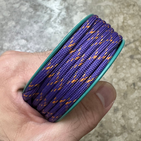 550 PARACORD MINI SPOOL - PURPLE WITH GDD X