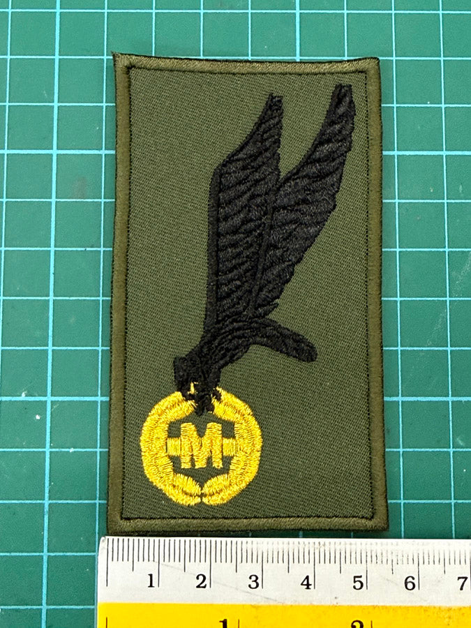 Polish Parachutist Instructor Airborne Jump Wing Badge (9.5 cm x 5.5 cm)