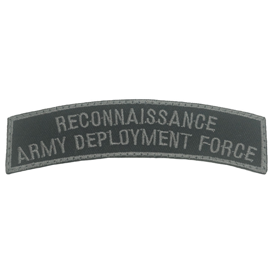 RECONNAISSANCE ARMY DEPLOYMENT FORCE TAB - BLACK FOLIAGE