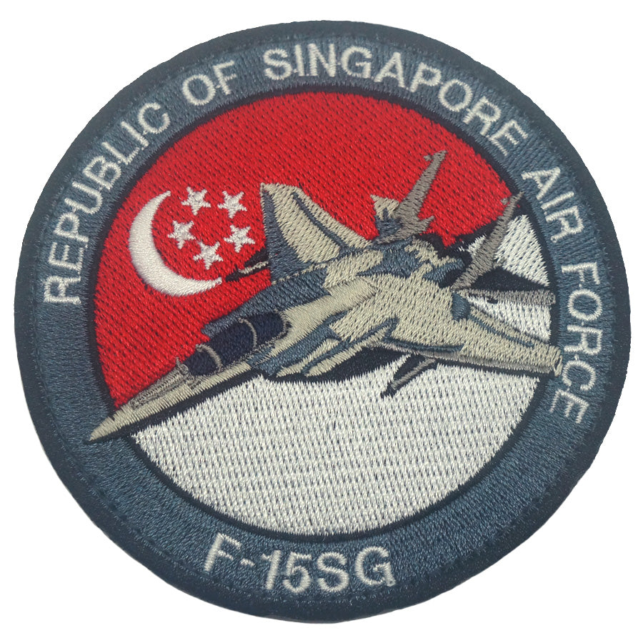 REPUBLIC OF SINGAPORE AIR FORCE F-15SG PATCH - FULL COLOR