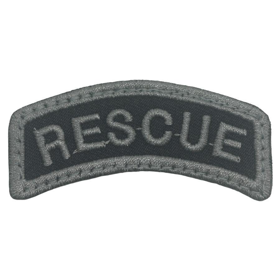Simple Rescue Patch Rescue Tab Patch (Black Foliage) 6cm x 2cm