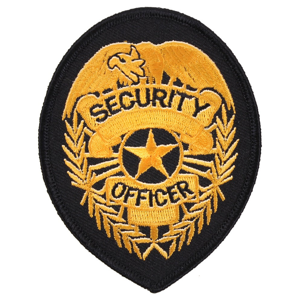 ROTHCO SECURITY OFFICER PATCH - GOLDEN YELLOW