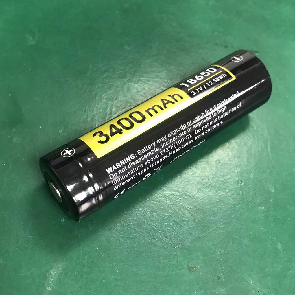 SPERAS S34 3400mAh RECHARGEABLE 18650 LI-ION BATTERY 3.7V / 12.58Wh