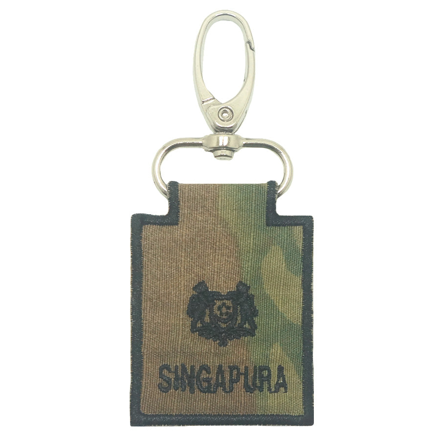 MINI SAF RANK KEYCHAIN - MAJ (MULTICAM)