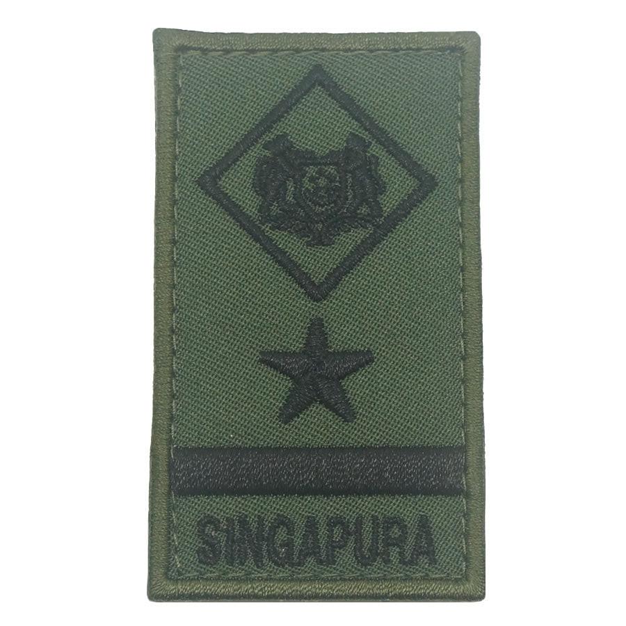 MINI SAF RANK PATCH - ME8 (OD GREEN) (NEW) – Hock Gift Shop | Army ...