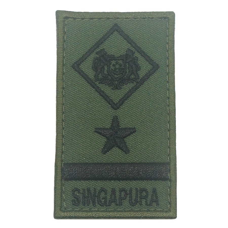 MINI SAF RANK PATCH - ME8 (OD GREEN) (NEW)
