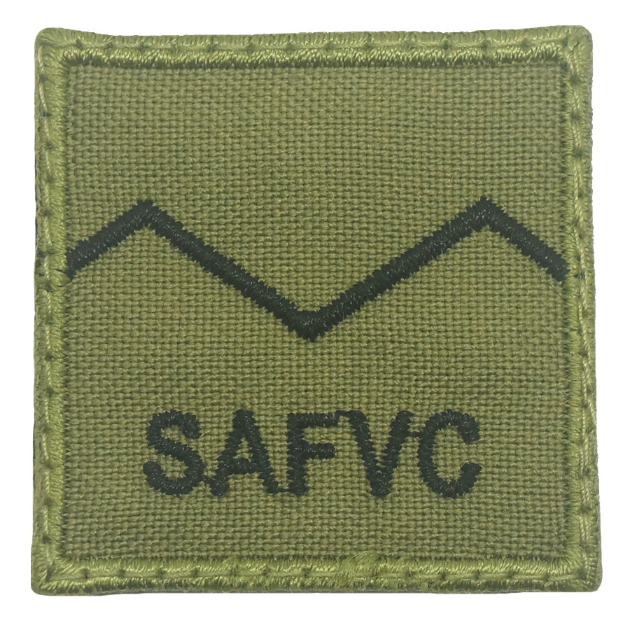 MINI SAFVC RANK PATCH - SV 1 (OLIVE GREEN)