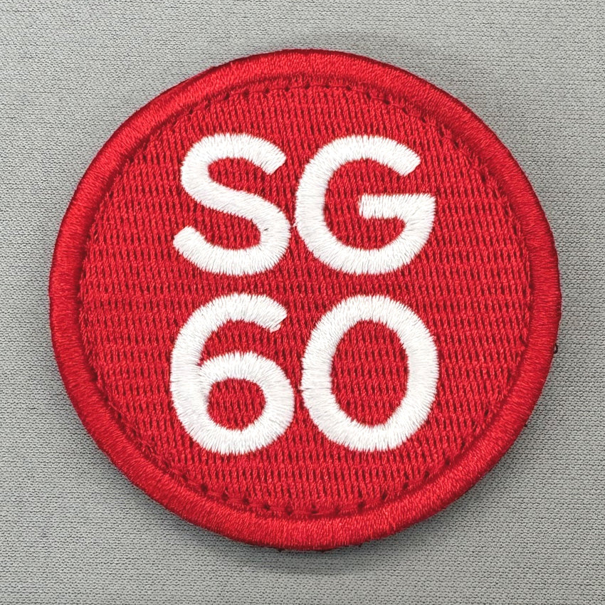 SG60 Patch – 100% Embroidered Singapore 60th Anniversary Emblem