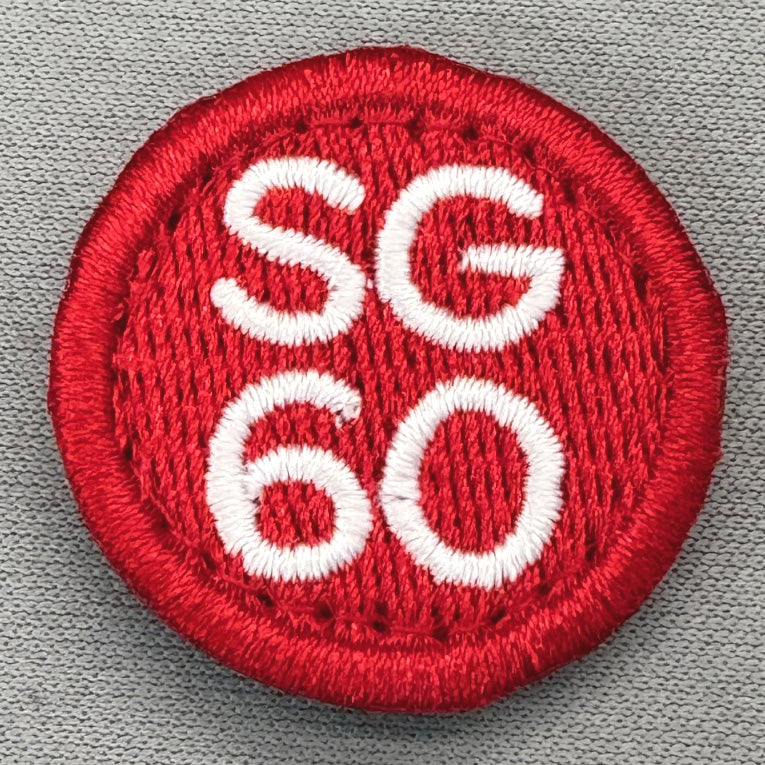 SG60 Patch – 100% Embroidered Singapore 60th Anniversary Emblem