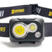 SPERAS B7(B) HEADLAMP USB-C RECHARGEABLE HEADLAMP 600 LUMENS, 3 x AAA & 1 x 1250mAh LI-LON BATTERY INCLUDED (BLACK)