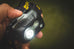 SPERAS B7(B) HEADLAMP USB-C RECHARGEABLE HEADLAMP 600 LUMENS, 3 x AAA & 1 x 1250mAh LI-LON BATTERY INCLUDED (BLACK)