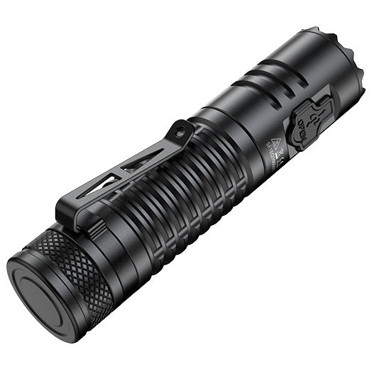 SPERAS E10 OUTDOOR CAMPING EDC TYPE-C FLASHLIGHT 1300 LUMENS 175M THROW, 1 x 18650 (BLACK)