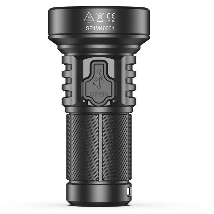 SPERAS M4 MINI RECHARGEABLE FLASHLIGHT 1320 LUMENS 652M THROW, 1 x 18350 BATTERY