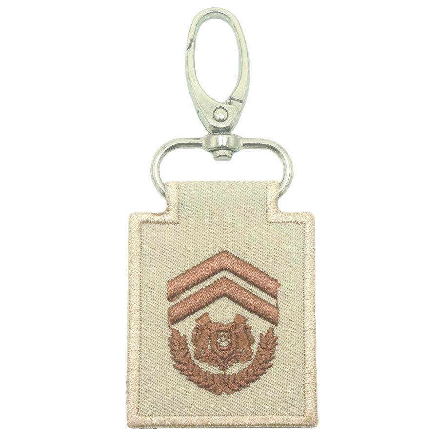 Spf Inspectorrank MINI SPF RANK KEYCHAIN (KHAKI) - STATION INSPECTOR (SI)