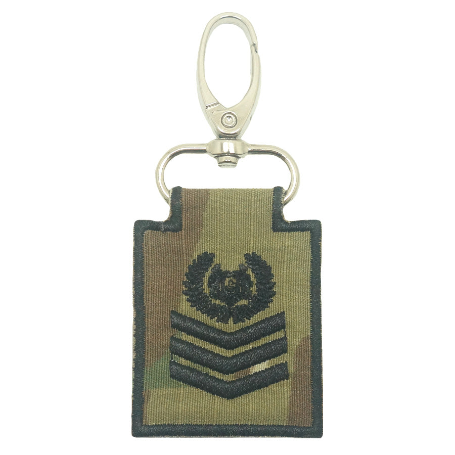 MINI SPF RANK KEYCHAIN (MULTICAM) - SENIOR STAFF SERGEANT (SSSG) – Hock ...
