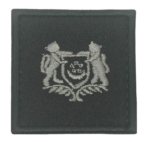 MINI SPF RANK PATCH (BLACK FOLIAGE) - ASSISTANT SUPERINTENDENT OF POLICE (ASP)