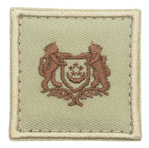 MINI SPF RANK PATCH (KHAKI) - ASSISTANT SUPERINTENDENT OF POLICE (ASP)