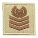 MINI SPF RANK PATCH (KHAKI) - SENIOR STAFF SERGEANT (SSSG)