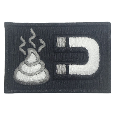 SHIT MAGNET PATCH - SWAT WITH WHITE POO