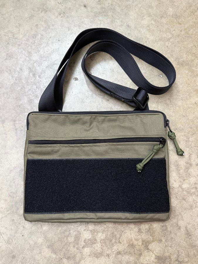 Mil-Spec Slim Profile EDC Shoulder Sling Bag, 500 Denier Nylon, YKK Zippers - 1L Capacity