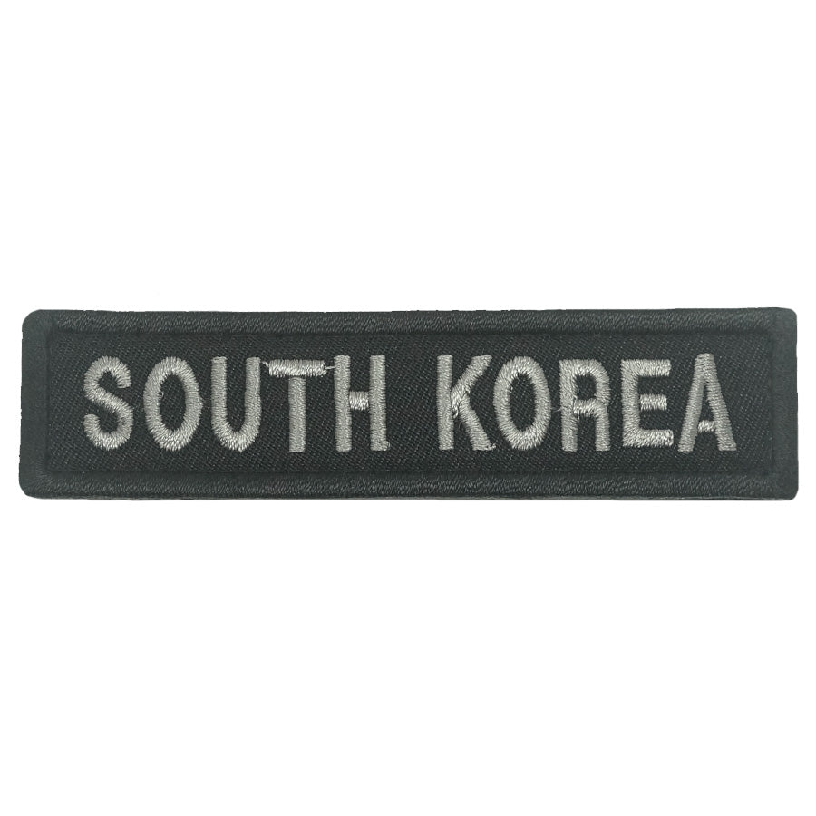 SOUTH KOREA COUNTRY TAG - BLACK FOLIAGE
