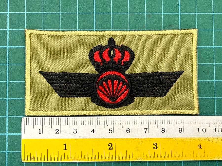 Spanish Parachutist Airborne Jump Wing Badge (10 cm x 5 cm)