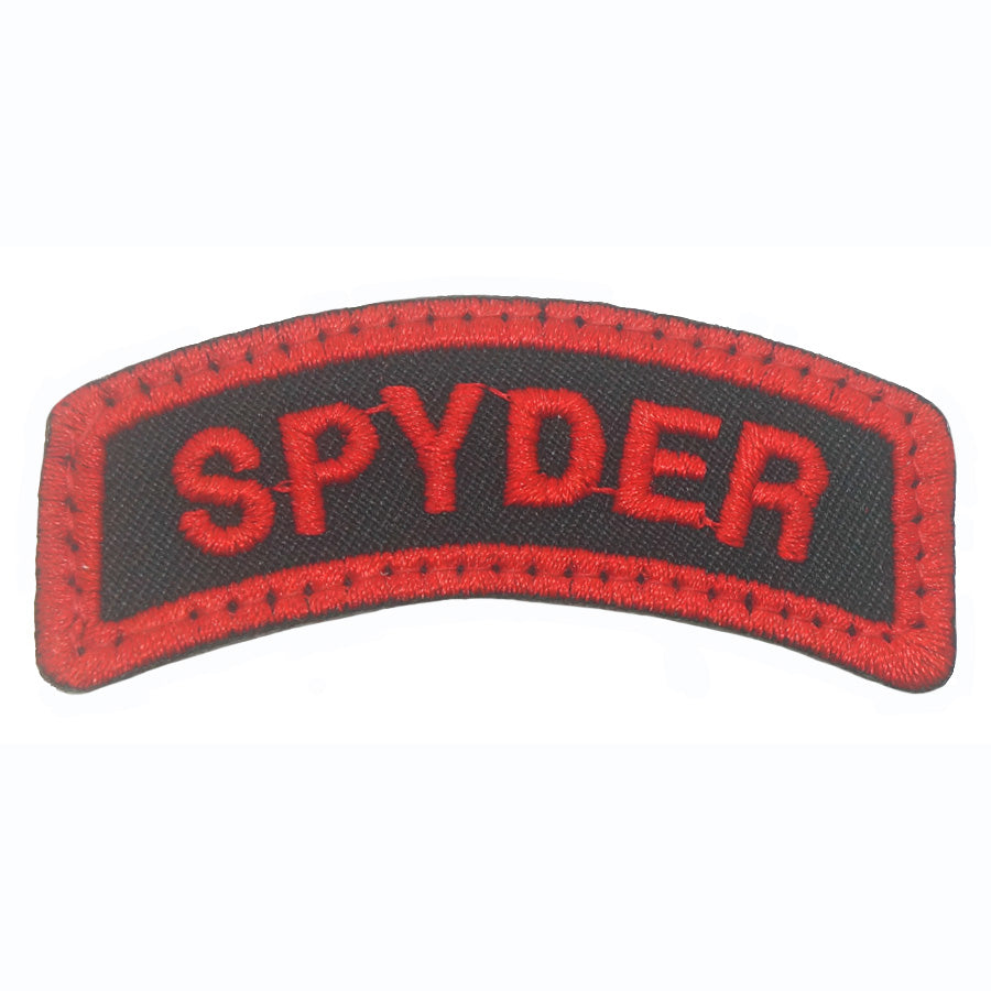 SPYDER Tab Patch – 6cm x 2cm Hook Velcro Backing