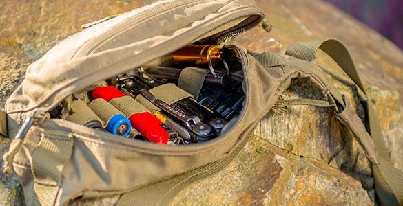 HELIKON-TEX POSSUM WAIST PACK® - NYLON - MELANGE BLACK/GREY