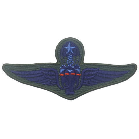 THAILAND SENIOR PARACHUTIST AIRBORNE WING - OD GREEN