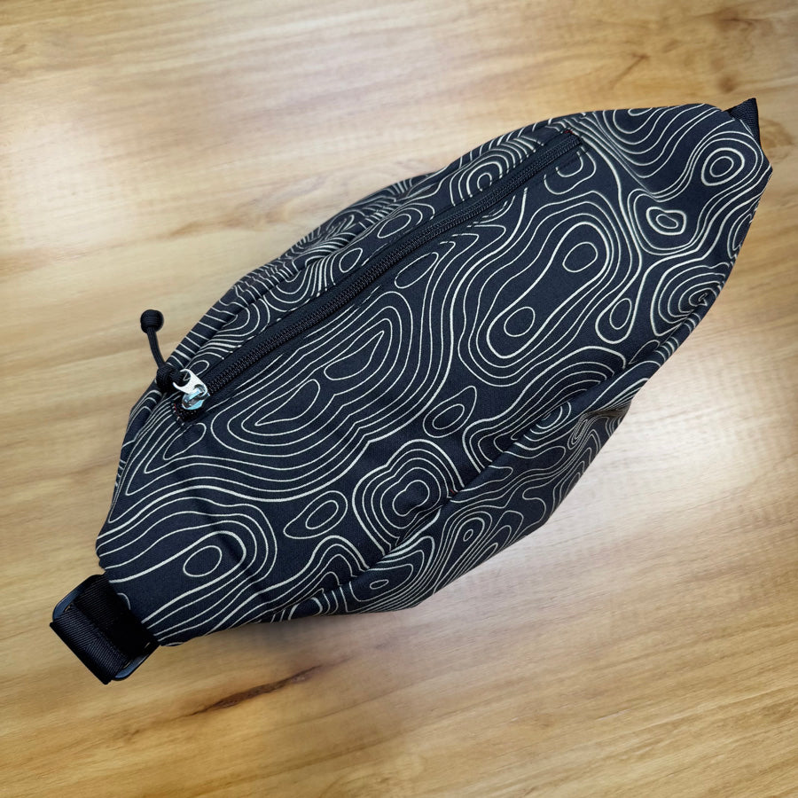 HGS PREMIUM TACTICAL FANNY PACK - 8L (BLACK TERRAIN)