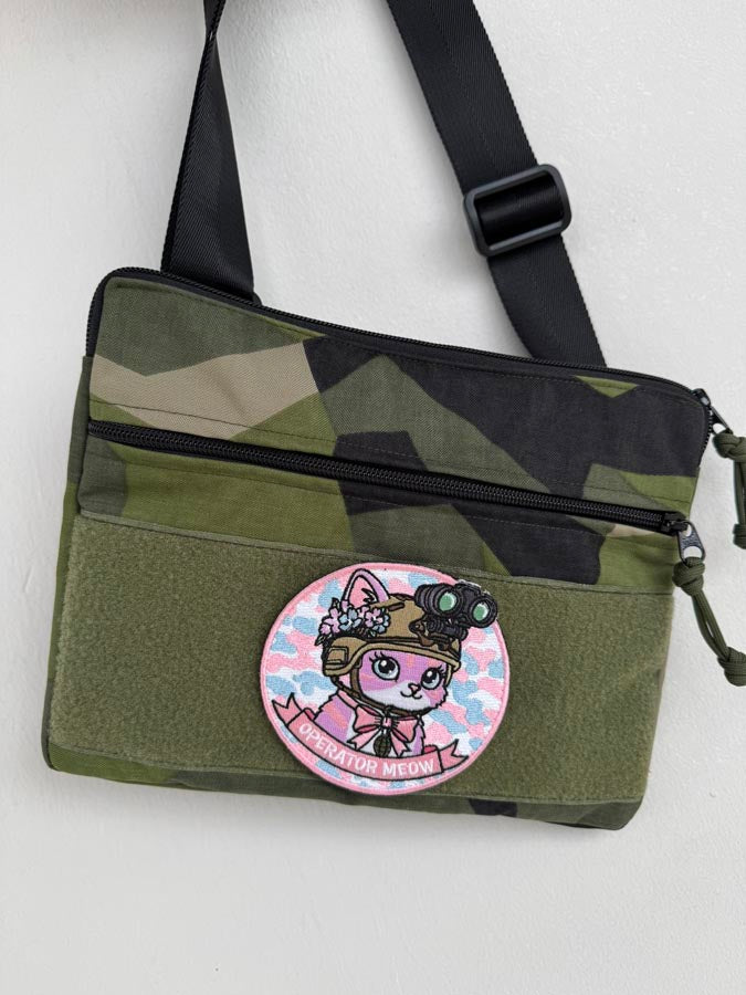 Tactical Meow Meow's Girlfriend Patch | 100% Embroidered (10 cm Diameter)