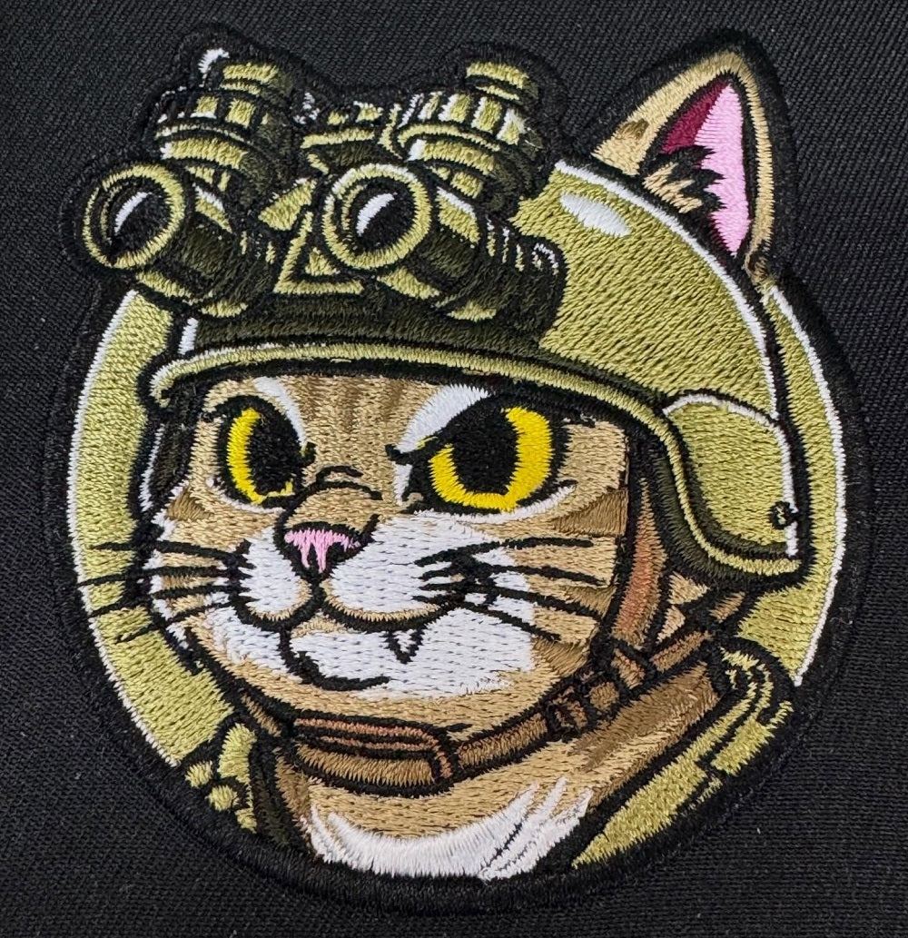 TACTICAL MEOW MEOW PATCH - 100% EMBROIDERY