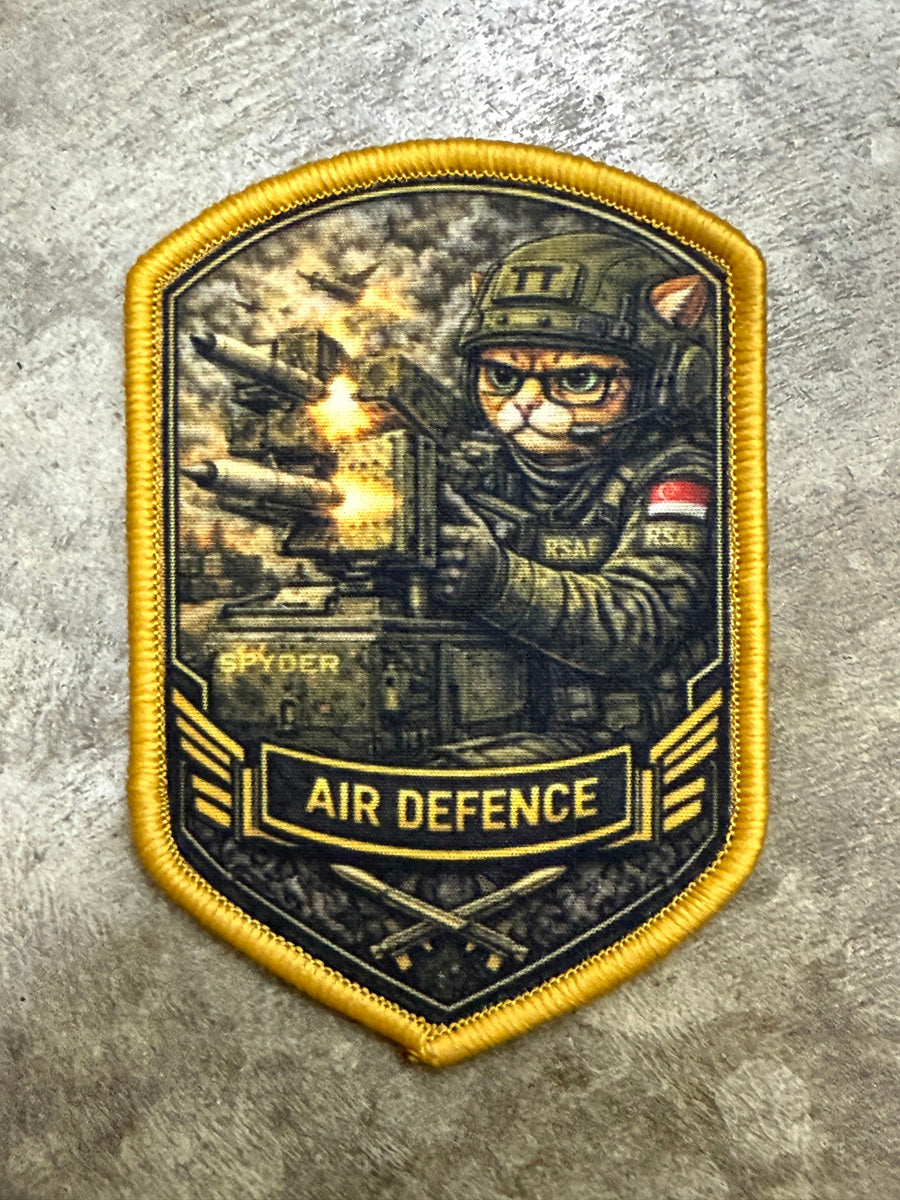 Tactical Titan Collectible Velcro Patch – Digitally Printed | Hook Side Velcro Backing | 9cm
