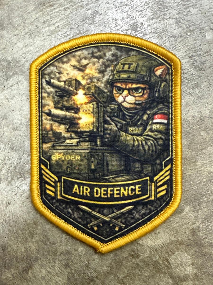 Tactical Titan Tactical Velcro Patch | Digital Print (Air Defence)