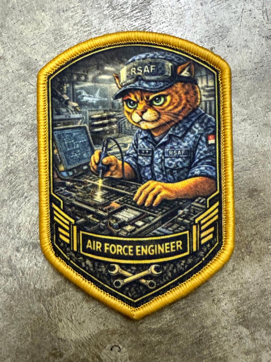 Tactical Titan Tactical Velcro Patch | Digital Print (Air Force Engineer)