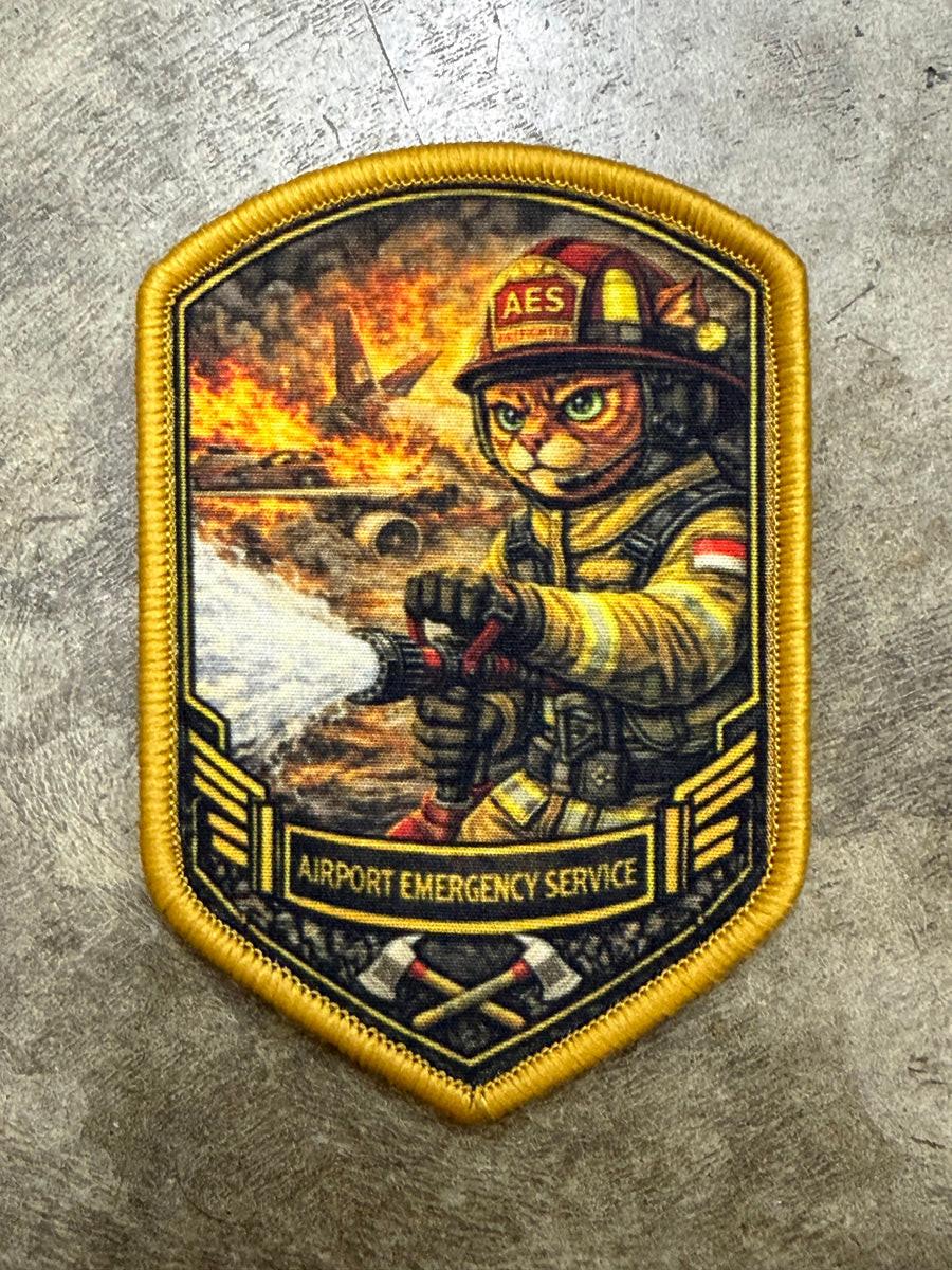 Tactical Titan Tactical Velcro Patch | Digital Print (Airport Emergency Service)