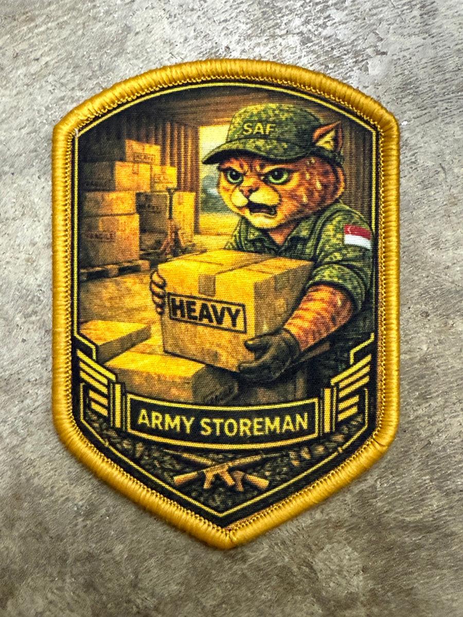 Tactical Titan Tactical Velcro Patch | Digital Print (Army Storeman)