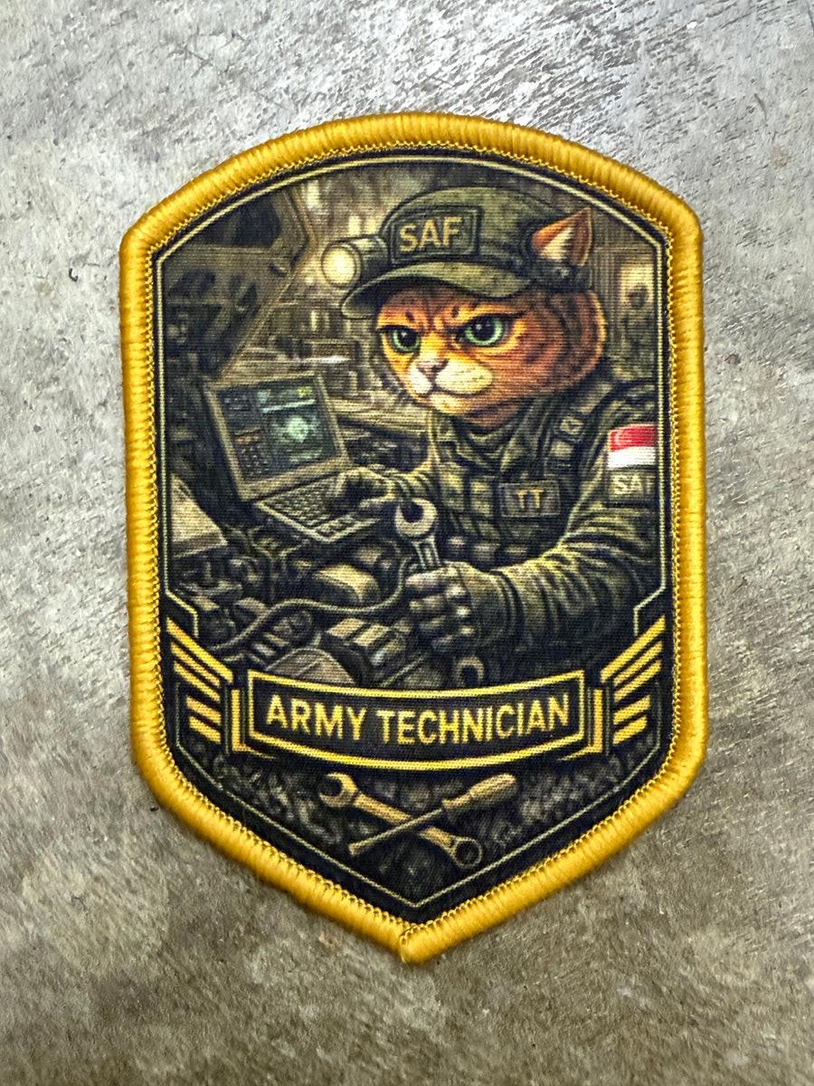 Tactical Titan Tactical Velcro Patch | Digital Print (Army Technician)
