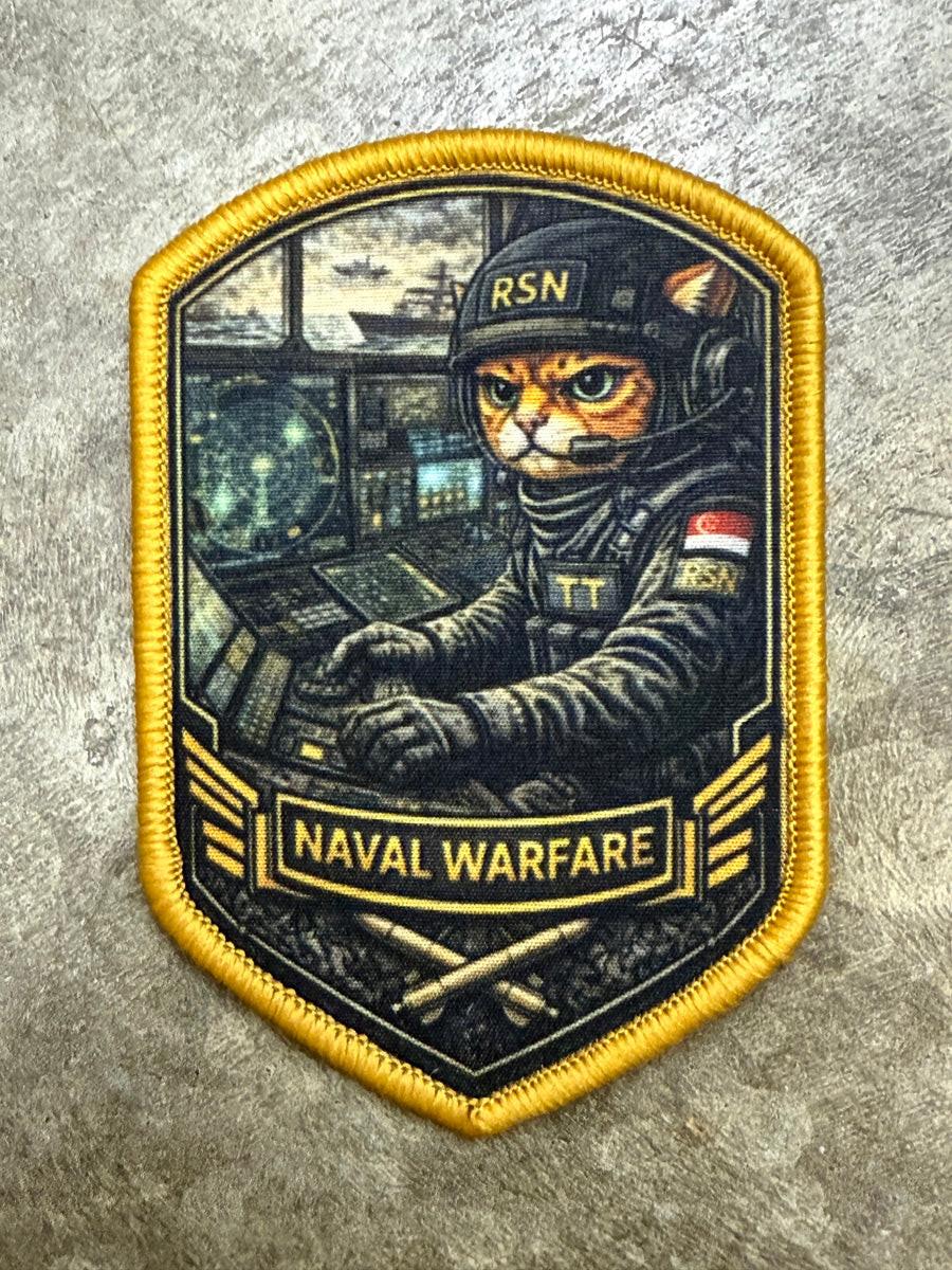 Tactical Titan Tactical Velcro Patch | Digital Print (Naval Warfare)