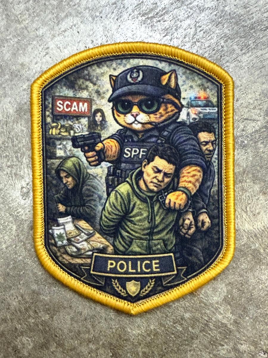 Tactical Titan Tactical Velcro Patch | Digital Print (Police)