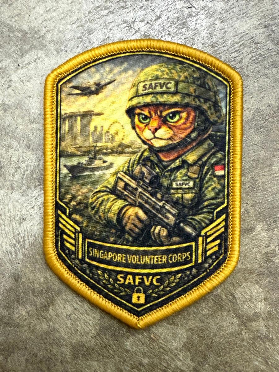 Tactical Titan Tactical Velcro Patch | Digital Print (Singapore Volunteer Corps)