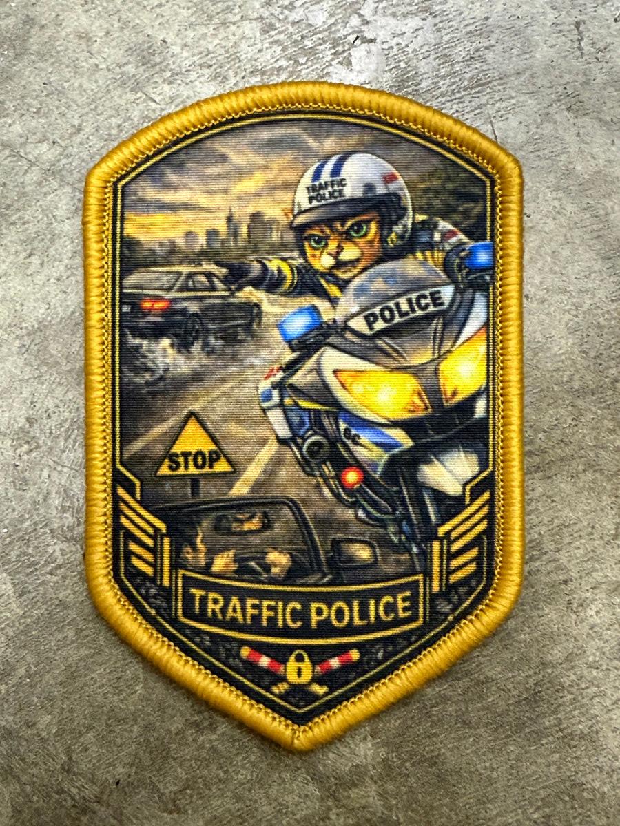 Tactical Titan Tactical Velcro Patch | Digital Print (Traffic Police)