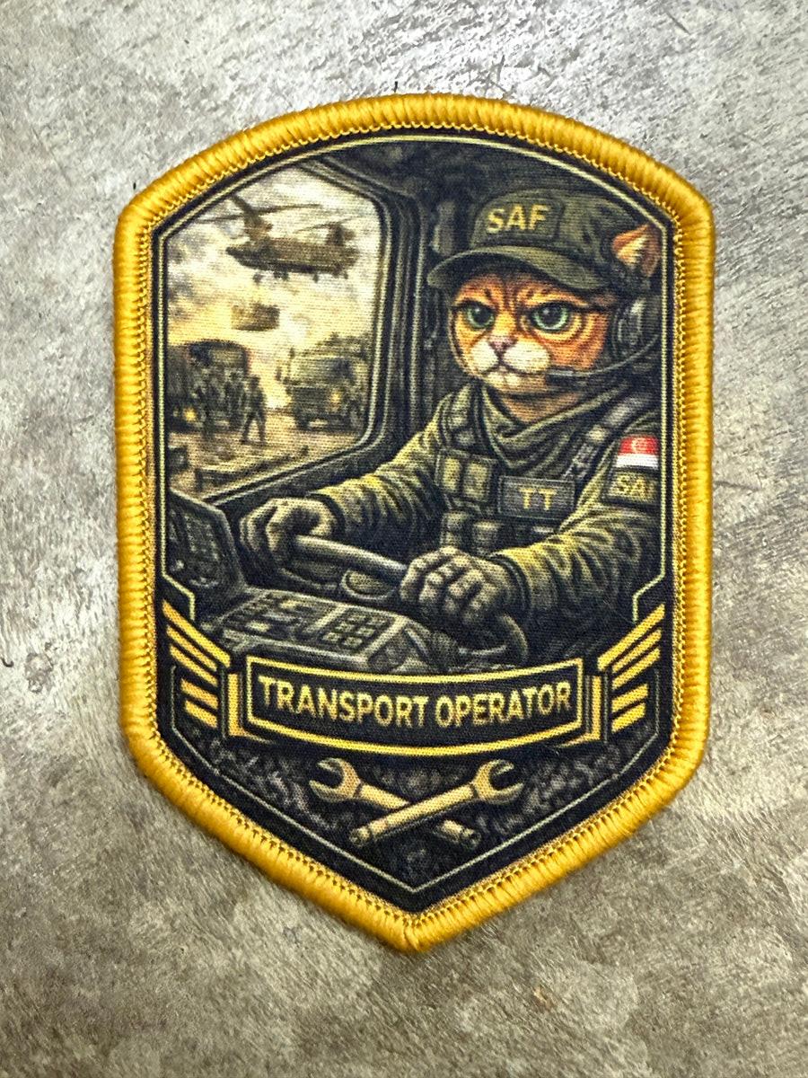 Tactical Titan Tactical Velcro Patch | Digital Print (Transport Operator)