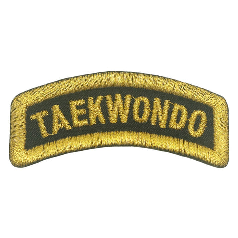TAEKWONDO TAB - BLACK METALLIC GOLD