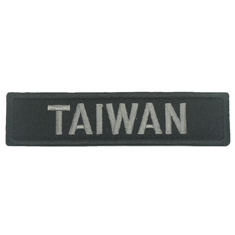 TAIWAN COUNTRY TAG - BLACK FOLIAGE